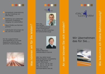 Flyer - EMC Test NRW GmbH