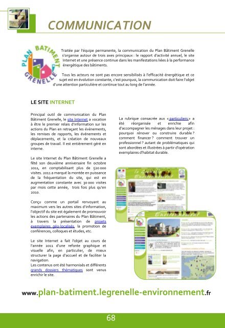 rapport d'activitÃ© 2011 du plan bÃ¢timent Grenelle