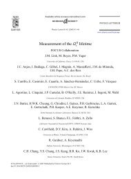 Measurement of the ÃŽÂ© lifetime - Infn