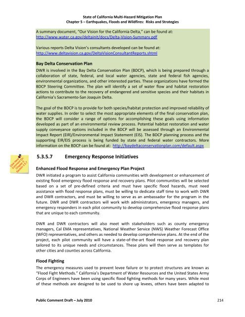 Chapter 1 - Hazard Mitigation Web Portal - State of California