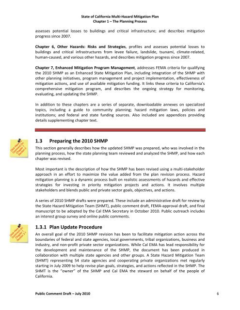 Chapter 1 - Hazard Mitigation Web Portal - State of California