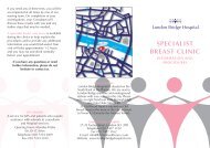 Breast Clinic 6pp DL - London Bridge Hospital