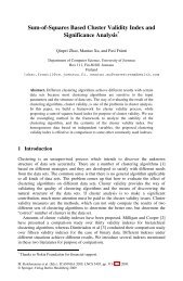 Sum-of-Squares Based Cluster Validity Index and ... - Joensuu