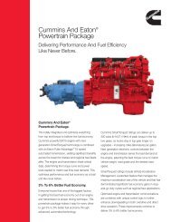 Cummins And EatonÃ‚Â® Powertrain Package - Cummins Engines