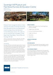 Sovereign Hill Museum and Narmbool Function ... - Delaware North