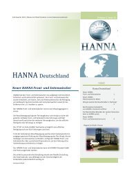 HANNA Deutschland - GPS Service
