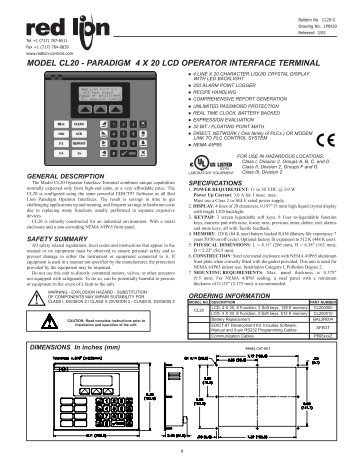 Red lion digital display manual