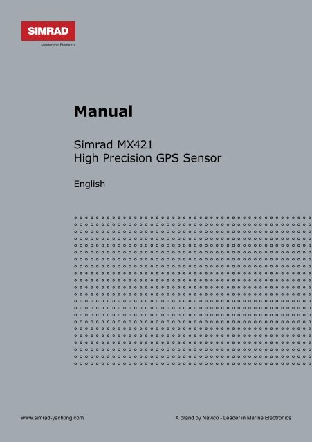 Manual - SIMRAD Professional Series | Marine Electronics - Simrad ...