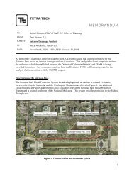 Tetratech Interior Drainage Study for Potomac Park - National ...