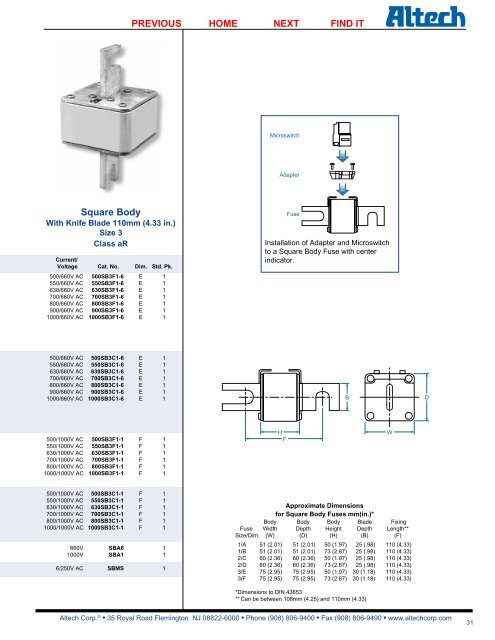 Specifications