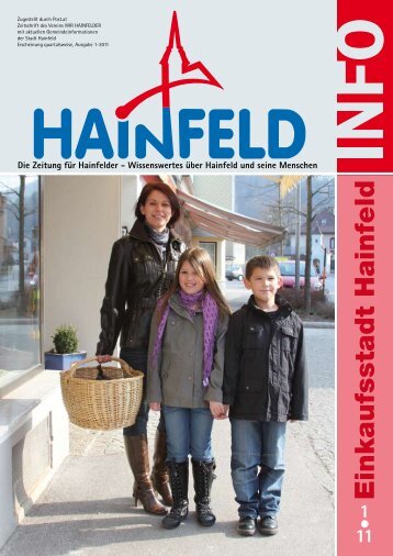Hainfeld Info 01/2011 - Wir Hainfelder