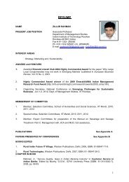 RESUME - Indian Institute of Technology Roorkee