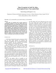 Phase Formation in Gold-Tin Alloys Electroplated from ... - CS Mantech