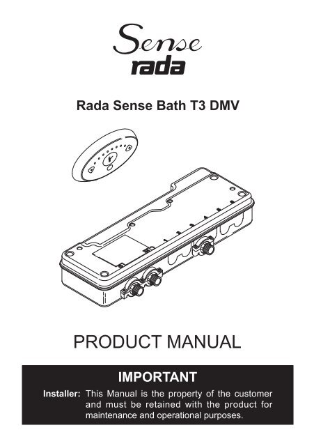 PRODUCT MANUAL - Rada