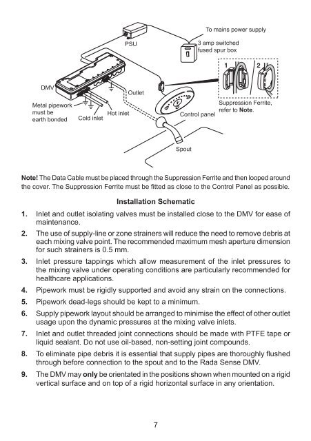 PRODUCT MANUAL - Rada