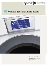 Premium Touch skalbimo maÅ¡ina - Gorenje