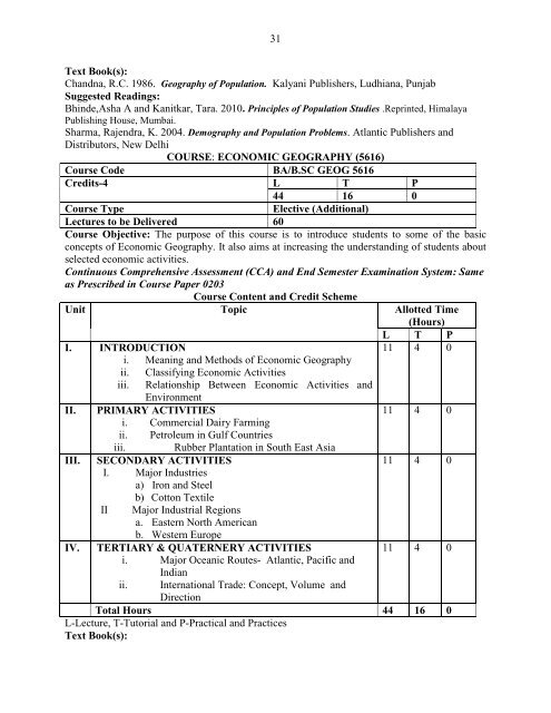 Detailed Syllabus- Outline, End Term Exam Guidelines, Structure, etc.