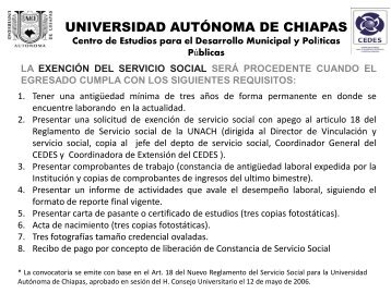 UNIVERSIDAD AUTÃNOMA DE CHIAPAS Centro de Estudios para ...