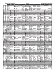 SUNDAY MORNING GRID 5/13/12 LATIMES.COM/TV TIMES