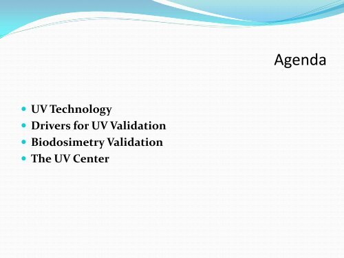 The UV Validation Process - What's New - Ohiowater.org