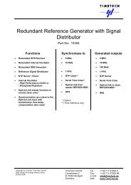 Redundant Reference Generator with Signal ... - TimeTech GmbH