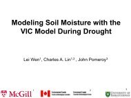 Modelling soil moisture with the VIC model during drought (Lei Wen)