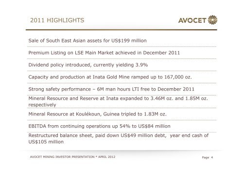 Avocet Mining