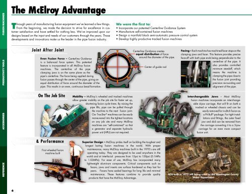 2013 McElroy Fusion Catalog and Reference Guide