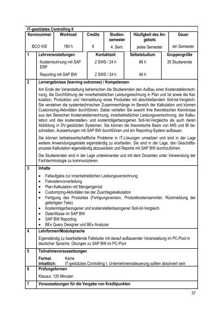 Modulhandbuch - Hochschule Ludwigshafen am Rhein