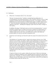 12 CFR 9 Fiduciary Activities of National Banks Questions ... - OCC