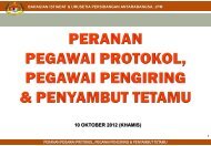 penyambut tetamu - Bahagian Istiadat dan Urusetia Persidangan ...