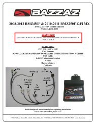2008-2012 RMZ450F & 2010-2011 RMZ250F Z-Fi MX - Bazzaz