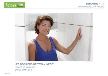 SEMAINE N°19 LES DOSSIERS DE TÉVA - INÉDIT