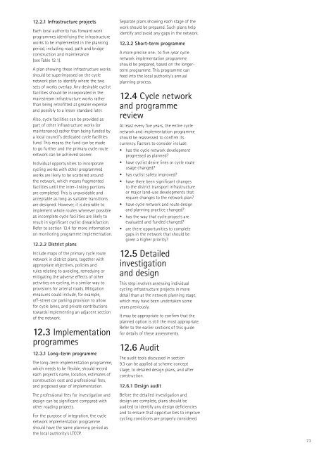 CYCLE NETWORK AND ROUTE PLANNING GUIDE