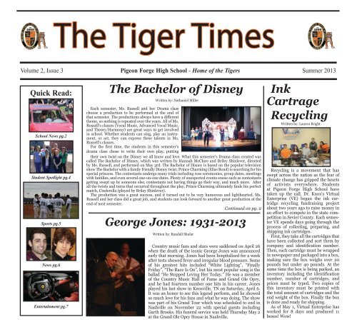 Newsletter - Pigeon Forge High School