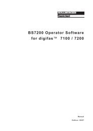 BS7200 Operator Software for digifasâ¢ 7100 / 7200 - BIBUS SK, sro