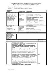 item 1 minutes 1 - Central Manchester University Hospitals - NHS ...