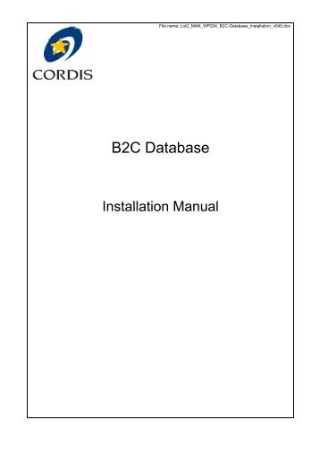 B2C Database