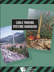 Cable Yarding Systems Handbook, BK49, WCB of BC - Courses