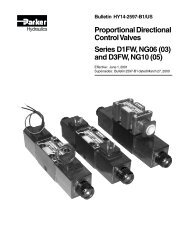 Proportional Directional Control Valves - Oleosistemas