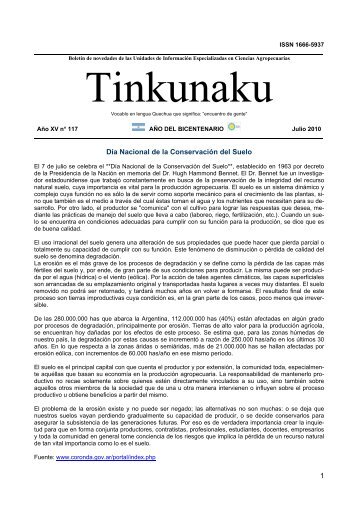 Boletín Tinkunaku n° 117