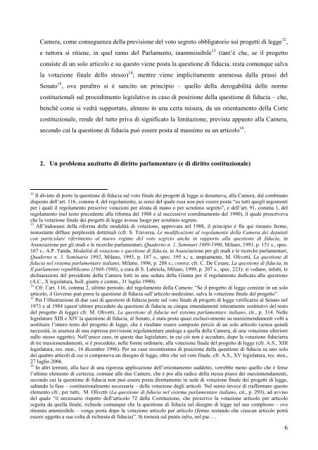 Emendamenti, maxi-emendamenti e questione di fiducia nelle ...