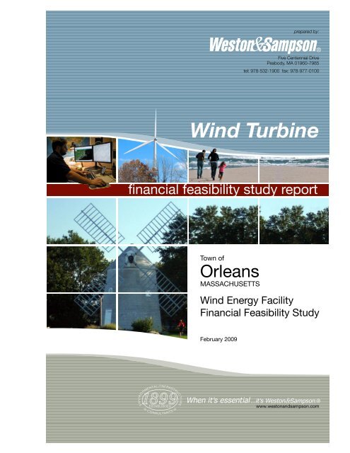 Wind Energy Feasibility Study - Town Of Orleans