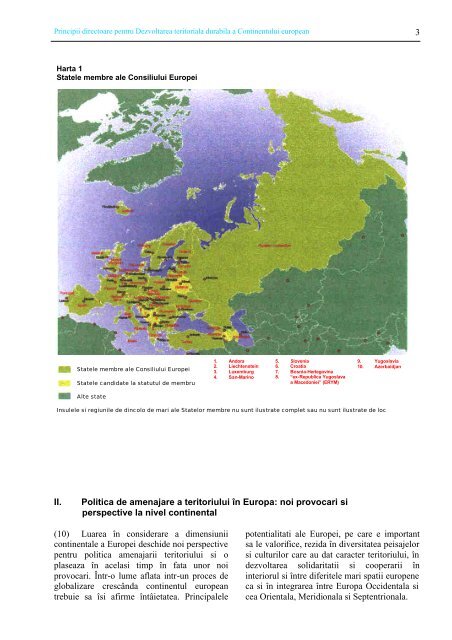 Principii directoare pentru Dezvoltarea teritoriala ... - Infocooperare