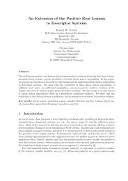 An Extension of the Positive Real Lemma to Descriptor Systems