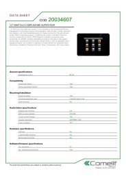 Comelit 20034607 data sheet - Door Entry Direct