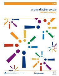 projets d'action sociale - The Critical Thinking Consortium