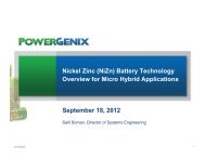 In Search of the Optimal Battery Chemistry for the Micro-Hybrid ...