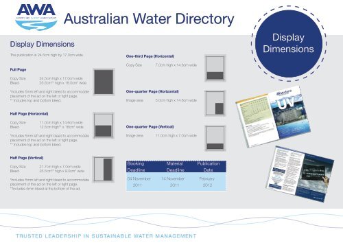 Australian Water Directory - Australian Water Association