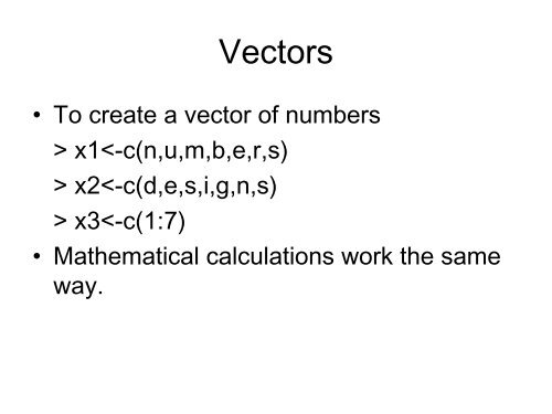 Brief Introduction to R - People.stat.sfu.ca - Simon Fraser University